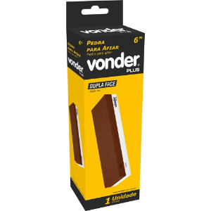PEDRA DE AFIAR 6" DUPLA FACE - VONDER