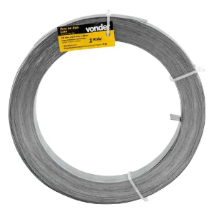 FITA DE ACO PERFURADA 17MM X 0,4MM X 10M