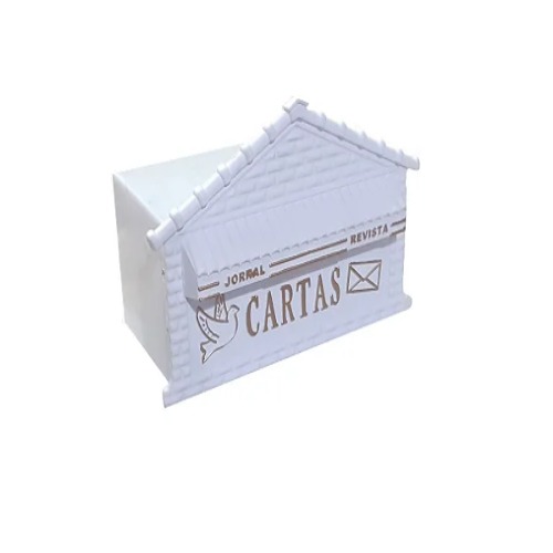 CAIXA DE CORREIOS PEQ.CASINHA BRANCA
