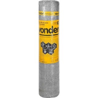 TELA HEX VIVEIRO 1/2" BWG 24 X 1,20 X 50M VONDER