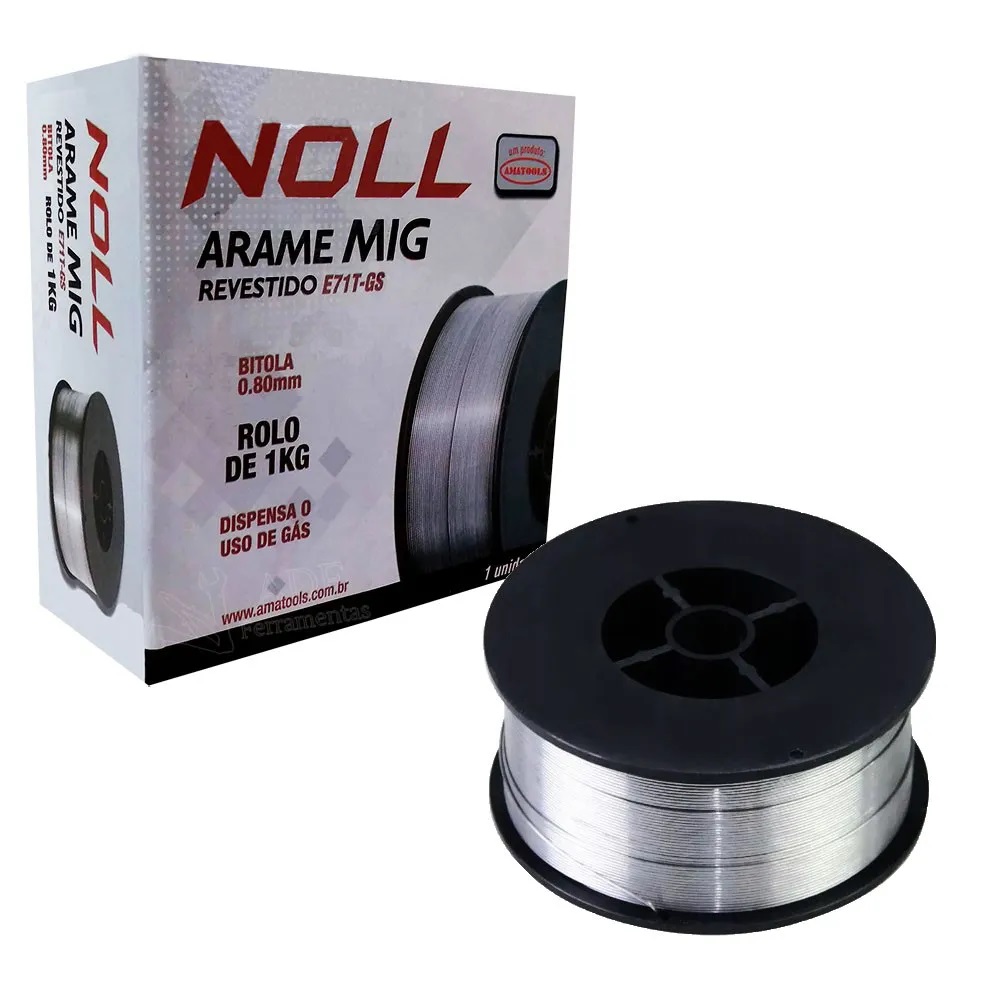 ARAME MIG SEM GAS 0.8MM 1KG - AMATOOLS