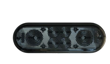 SINALEIRA LED 4 FUNÇÕES MASCARA NEGRA