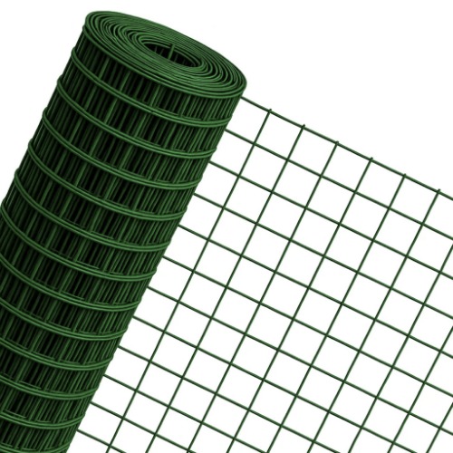 TELA QUAD 50X50MM FIO 2,8MM 25M PVC VERDE