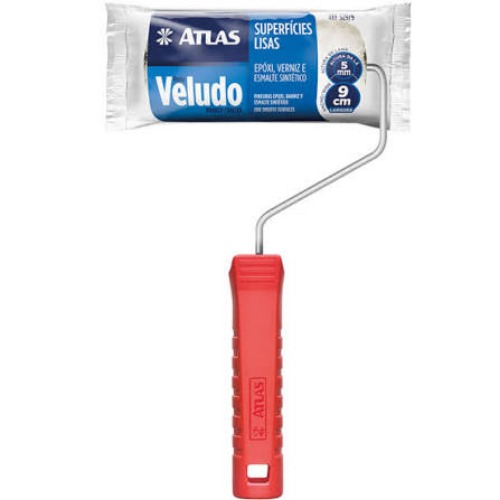 ROLO PINTURA VELUDO LA NATURAL 9CM