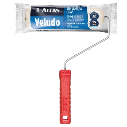 ROLO PINTURA VELUDO LA NATURAL 15CM
