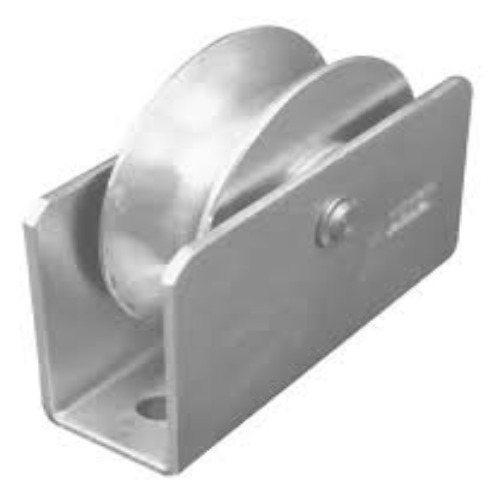ROLDANA SUPORTE FECHADO U 2.1/2" C/ PARAFUSO