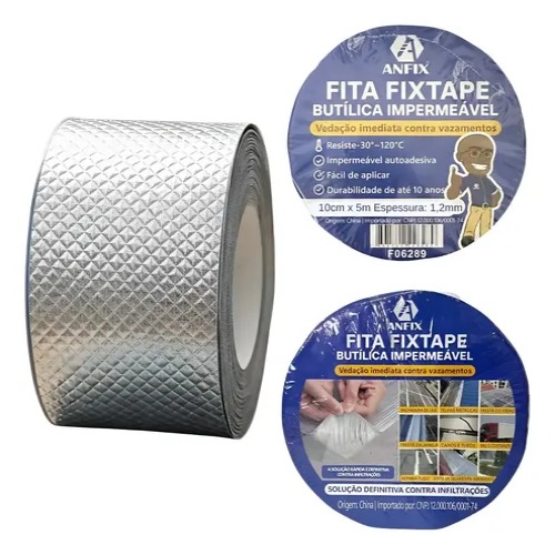 FITA FIXTAPE BUTILICA IMPERM. 10CMX5MX1.2MM