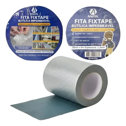 FITA FIXTAPE BUTILICA IMPERM. 20CMX5MX1.2MM