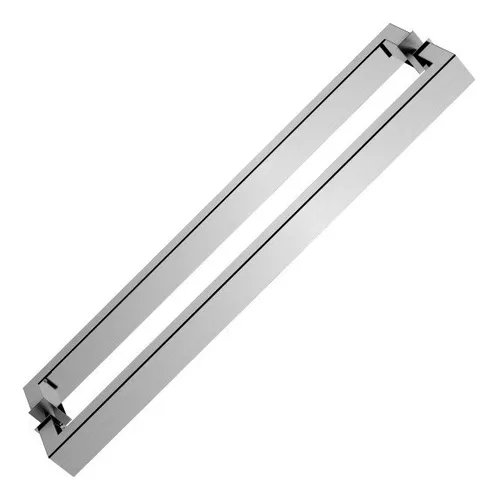 PUXADOR STAM RET INOX POL DUPLO 60 CM