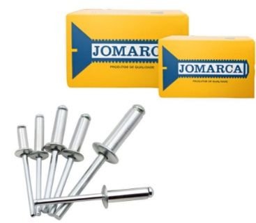 REBITE ALUMINIO 3.2MMX12MM ZI J-312 (NCX)