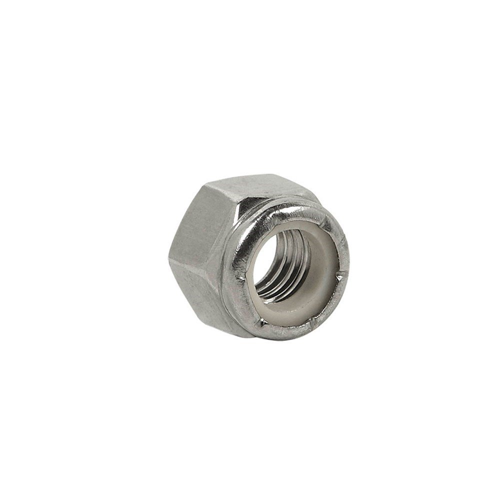 PORCA SEXT. ZINC. UNC 5/16" C/INSERTO NYLON