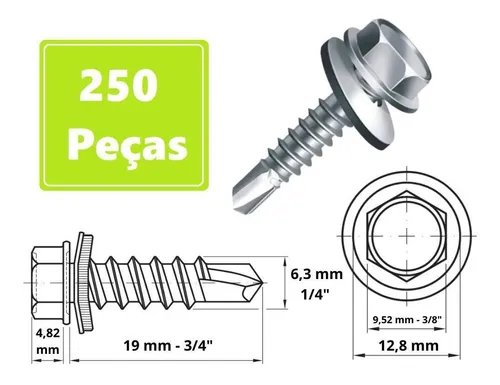 PF A. BROCANTE 1/4X7/8 CH3/8 (METALON) FINA WALS