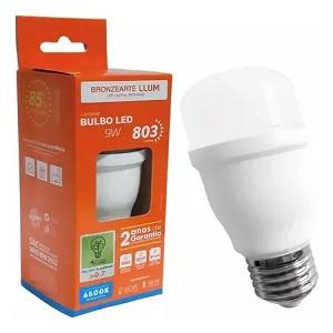 LAMPADA BULBO LED 9W BV 6,5K E27