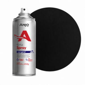 TINTA SPRAY ANJO PRETO BRIL 400ML