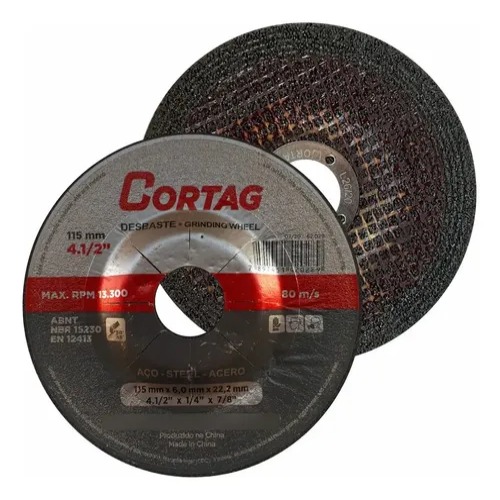 DISCO DESBASTE 4.1/2" X 7/8" CORTAG