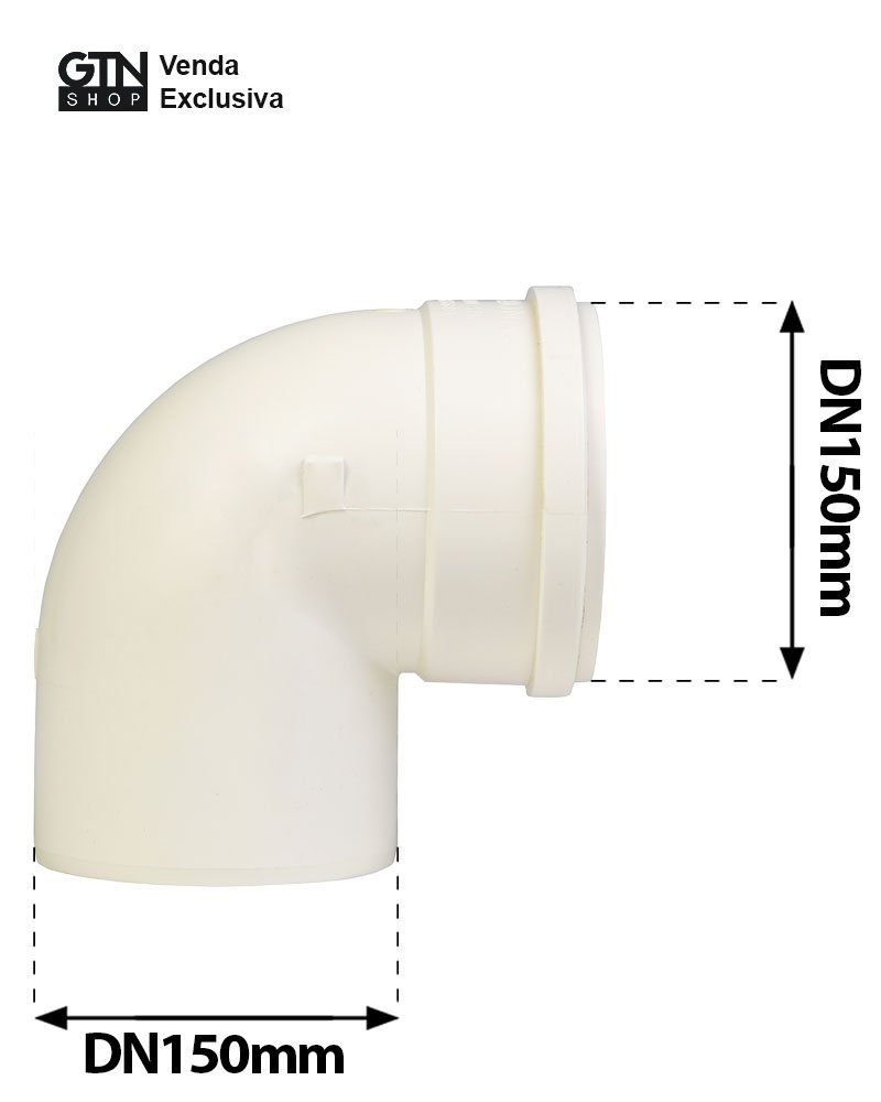 JOELHO 90 ESGOTO PRIM - DN 150