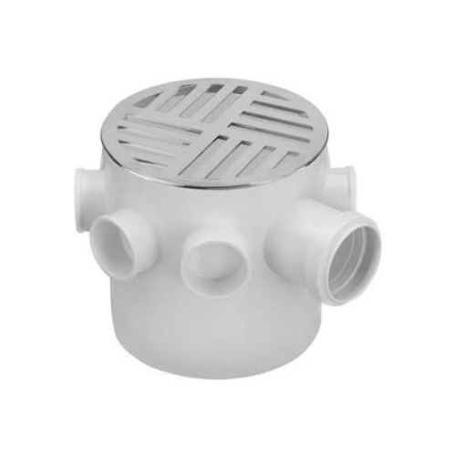 CAIXA SIF REDONDA CROM 7 ENTRADAS 150X150X50