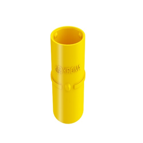 LUVA PRESSAO P/ ELETR.CORRUGADO AMARELO 20MM