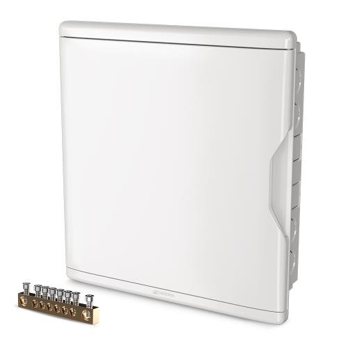 QUADRO DISTR 12D/9N EMBUTIR COM BARRAMENTO