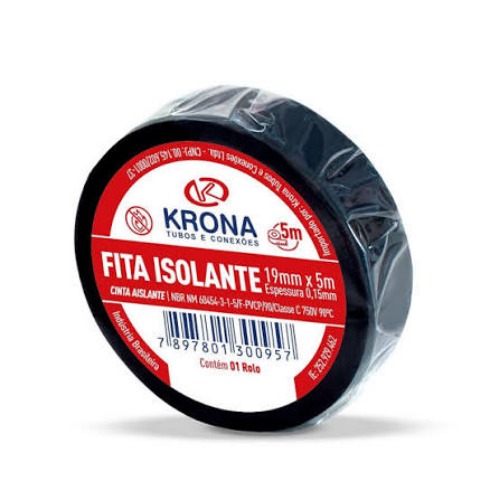 FITA ISOLANTE ANTI-CHAMA C/CELOF.19MM X 5M