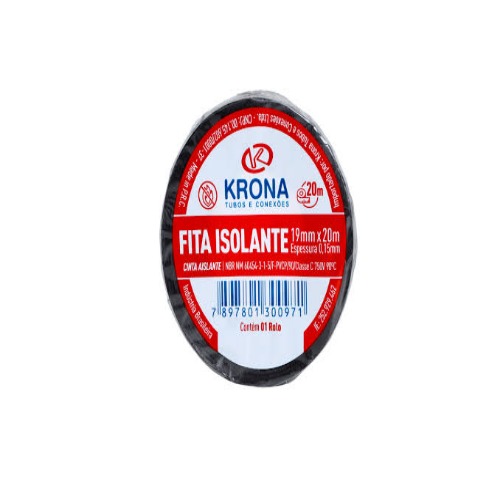 FITA ISOLANTE ANTI-CHAMA C/CELOF.19MM X 20M