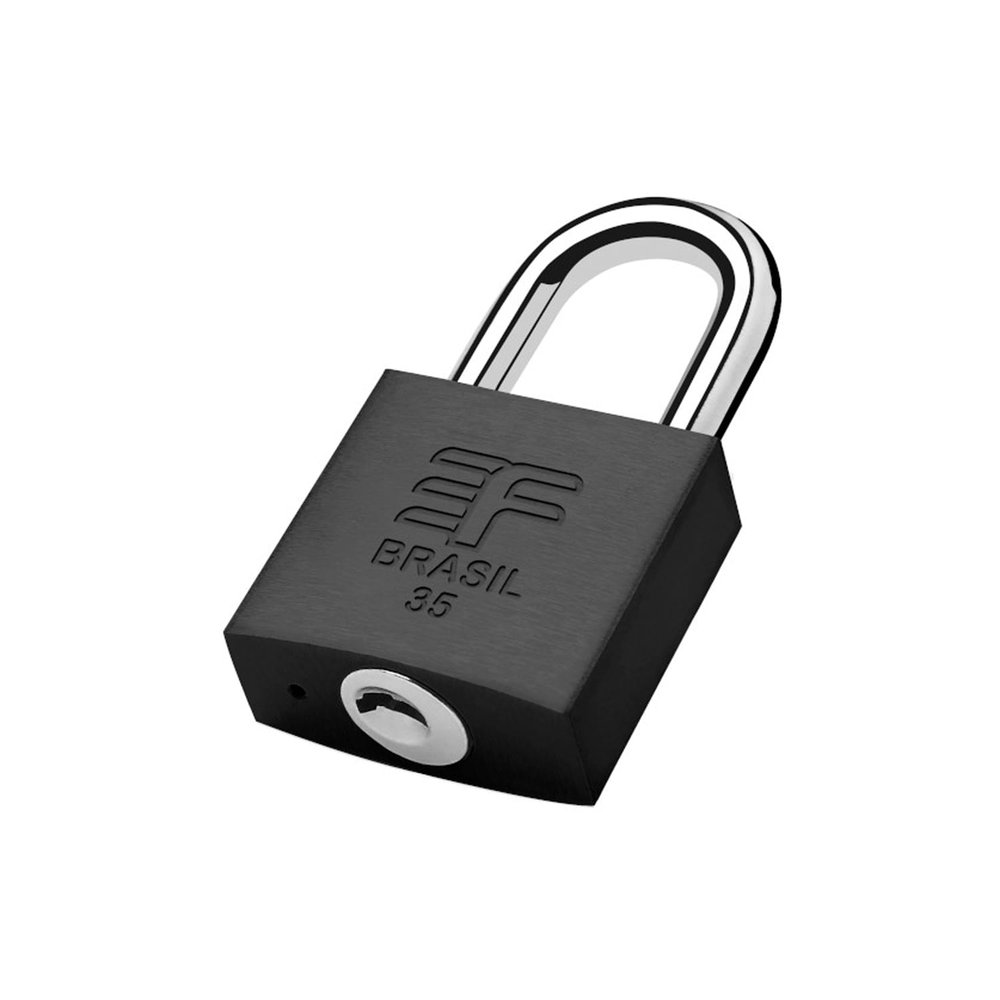 CADEADO 35 MM 3F PRETO FOSCO