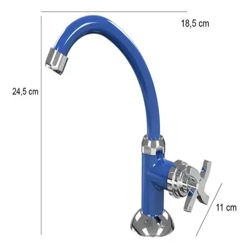 TORNEIRA QUADRISETA CROMADA BCD LAVATORIO