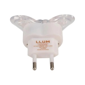 LUMINARIA NOT LED BORBOLETA RGB 127V