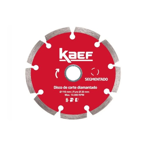 DISCO DIAM. SEGMENTADO - 110 MM KAEF