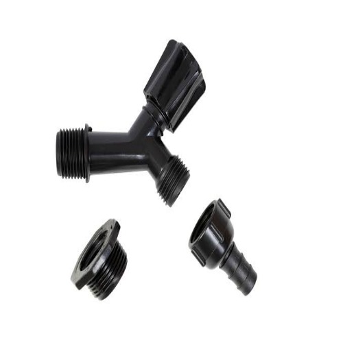 TORNEIRA PARA JARDIM SLIM - PRETA/PRETA