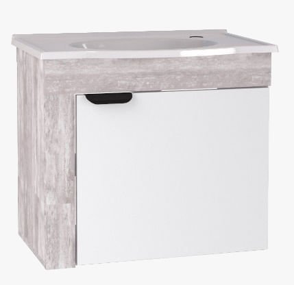 TOUCADOR MAD JASMIM 50 BRANCO C/ TAMARINDO
