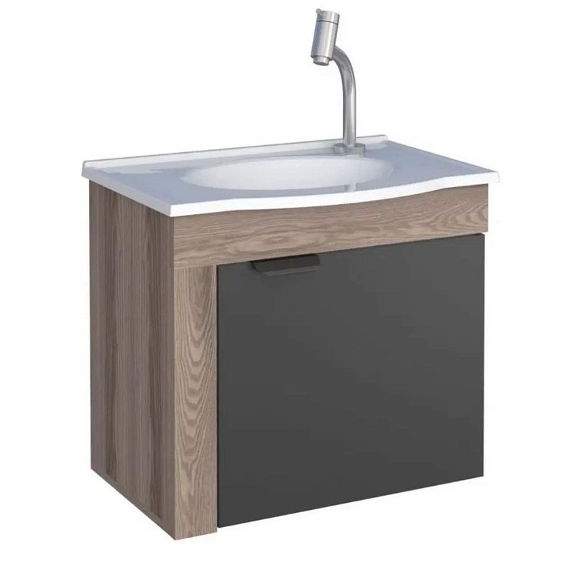 TOUCADOR MAD JASMIM 50 PRETO C/ TAMARINDO
