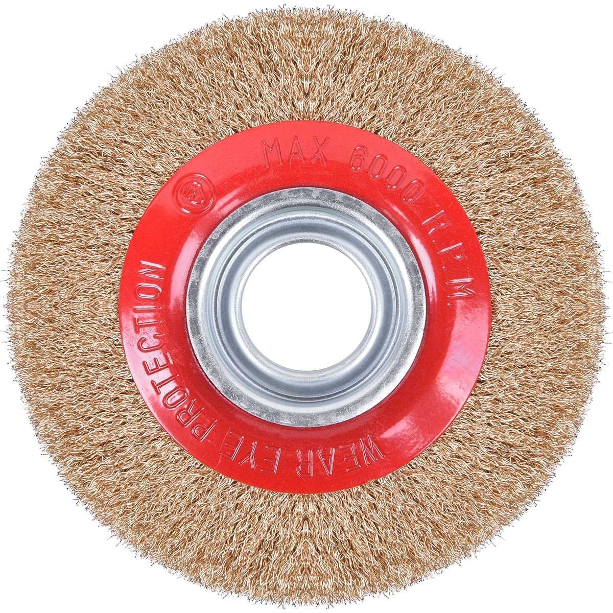 ESCOVA CIRCULAR OND 150MM COM BUCHA - WORKER