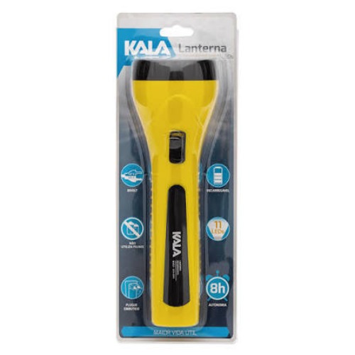 LANTERNA RECARREG 11 LEDS BIV - KALA