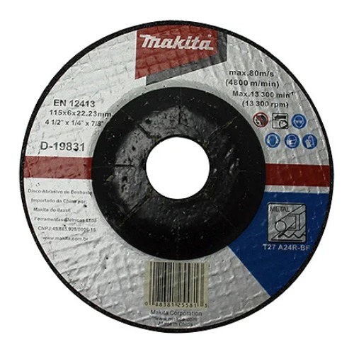 DISCO DESBASTE 4.1/2" X 7/8" 115MM