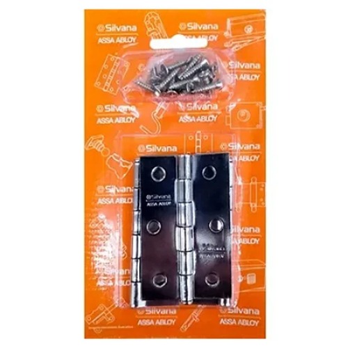 DOBRADICA 850 X 3.1/2" ZINC - CARTELA C/ 3