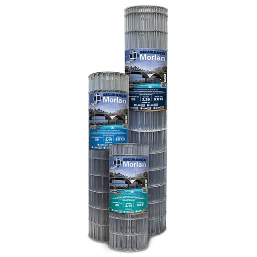 TELA SOLDADA ZN 2,3MM FURO 15X5 2,00M ALT