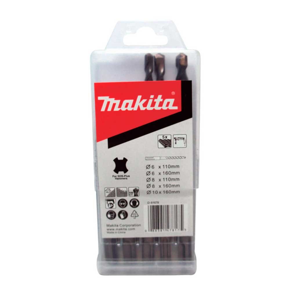 CONJUNTO DE BROCAS SDS-PLUS CONCRETO 5 PCS