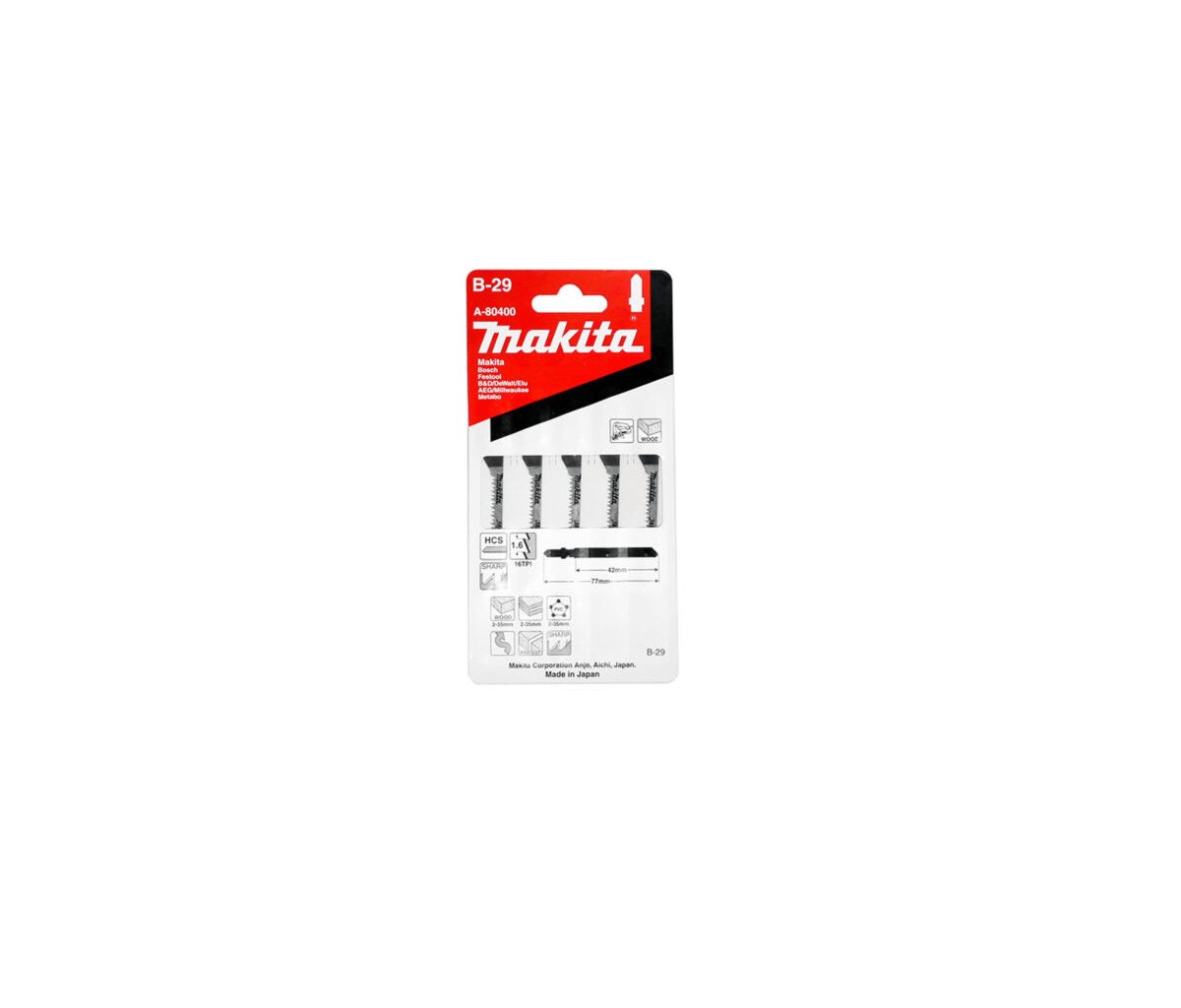 LAMINA DE TICO-TICO P/ MDF B-28 EMBAL