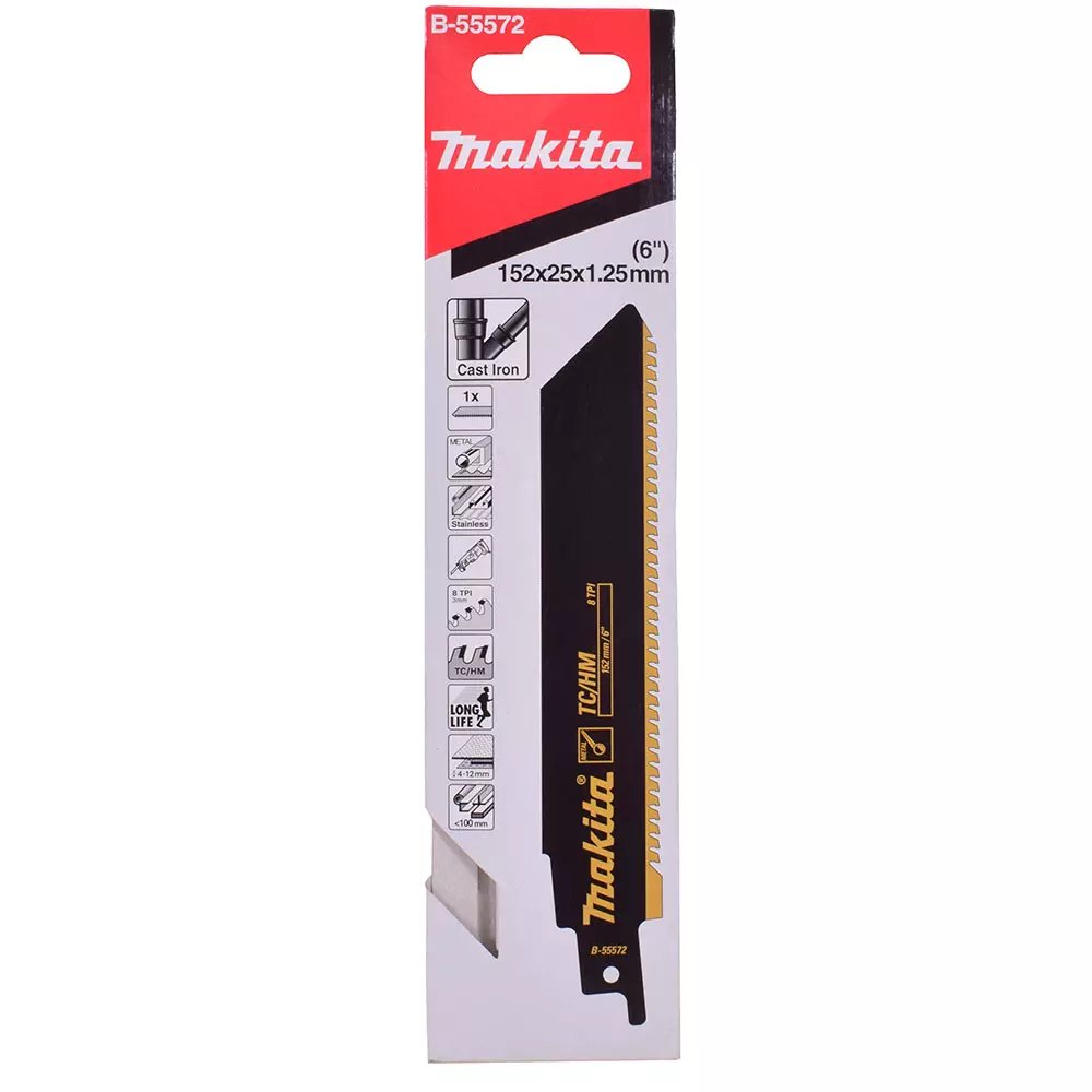 LAMINA SERRA SABRE P/MAD/MET 152X0.9X6-11TPI 2PÇ