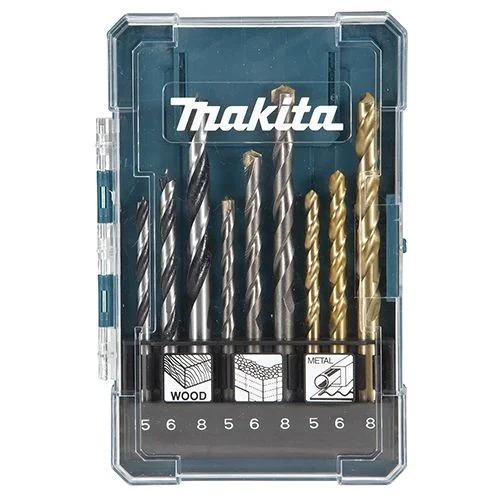 KIT DE BROCAS COM 9 PECAS (5/6/8MM)