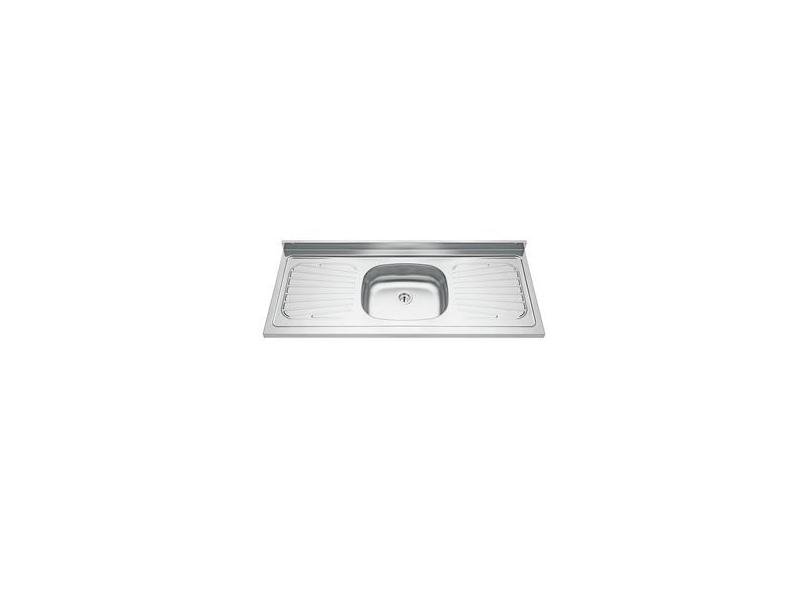 PIA ACO INOX 120X52 1CUBA STANDARD