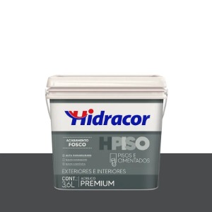 TINTA PISO CINZA 3,6L HIDRACOR