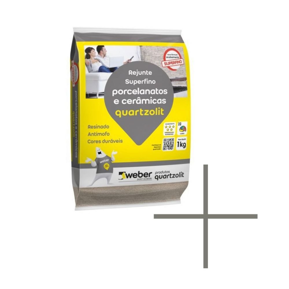 REJ CERAMICAS CINZA ARTICO 1KG QUARTZOLIT