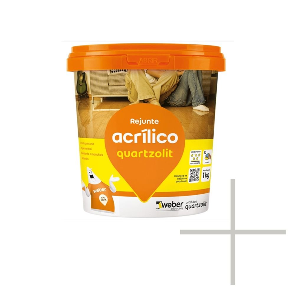 REJ CERAMICAS CINZA PLATINA 1KG QUARTZOLIT