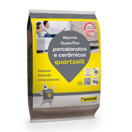 REJ CERAMICAS CINZA PLATINA 1KG QUARTZOLIT