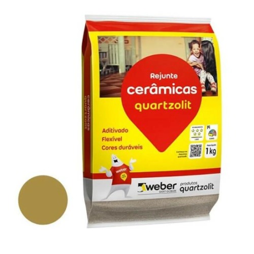 REJ PORCELANATOS CARAMELO 1KG QUARTZOLIT