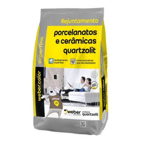 REJ PORCELANATOS PALHA 1KG QUARTZOLIT