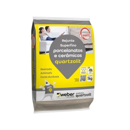 REJ PORCELANATOS CINZA ARTICO 1KG QUARTZOLIT