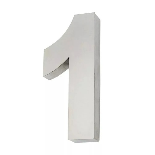 NUMERO RESIDENCIAL INOX (NO 1) - CART